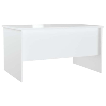 Salongbord Sofabord Høyglans Hvit 80x50x42,5 cm