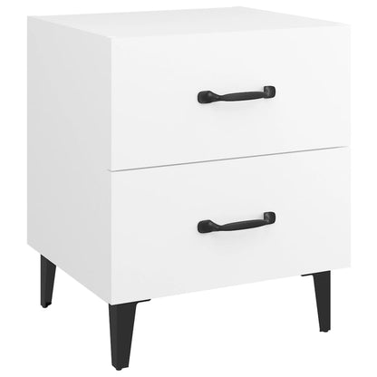 Nattbord Sengbord Hvit 40x35x47,5 cm
