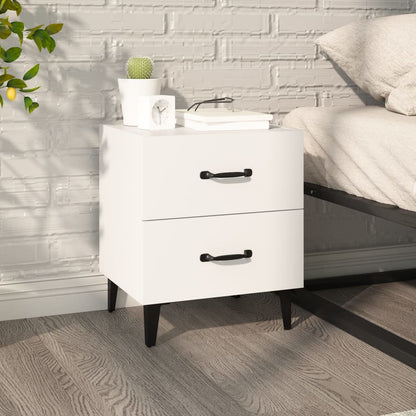 Nattbord Sengbord Hvit 40x35x47,5 cm