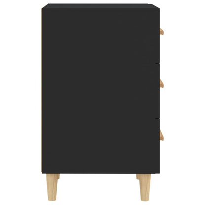 Nattbord Sengbord Svart 40x40x66 cm