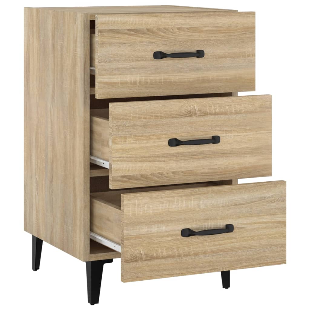 Nattbord Sengbord Sonoma Eik 40x40x66 cm