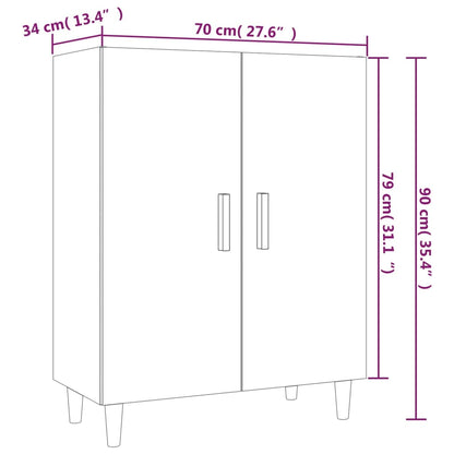 Skjenk Sonoma Eik 70x34x90 cm
