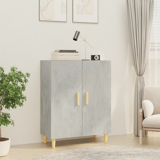 Kommode Betonggrå 70x34x90 cm