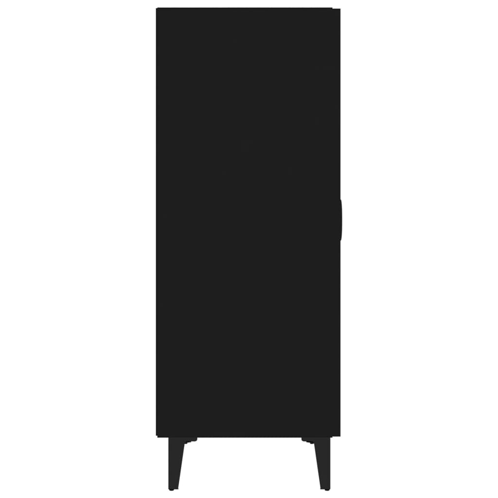 Skjenk Svart 70x34x90 cm