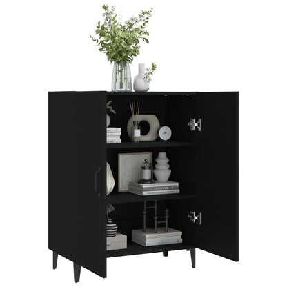 Skjenk Svart 70x34x90 cm