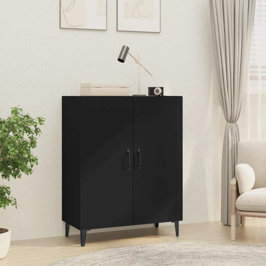 Skjenk Svart 70x34x90 cm
