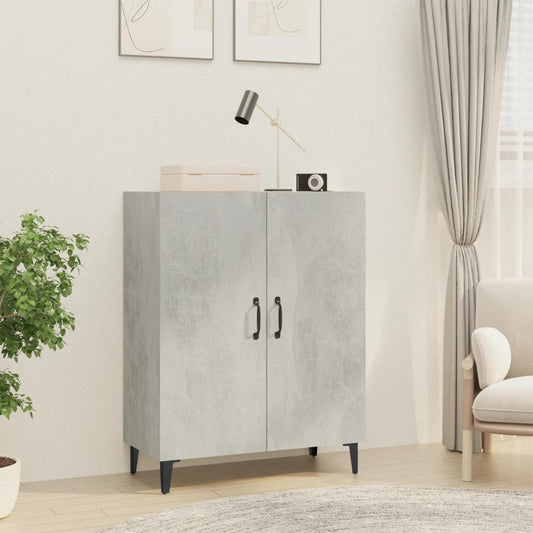 Kommode Betonggrå 70x34x90 cm