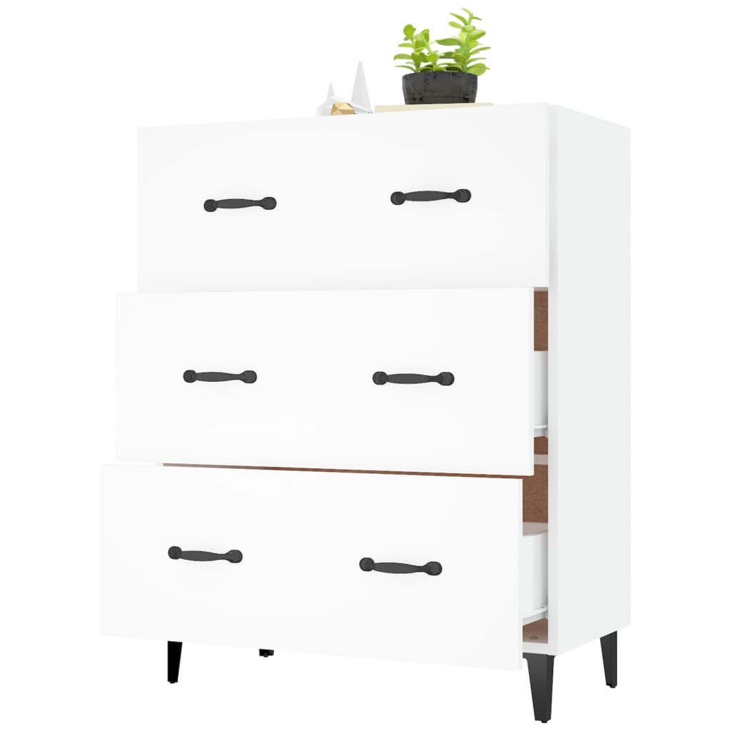 Skap Hvit 69,5x34x90 cm