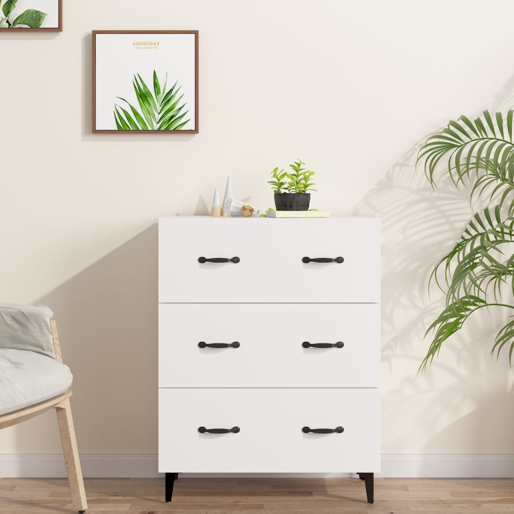Skap Hvit 69,5x34x90 cm