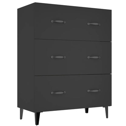 Skjenk Svart 69,5x34x90 cm