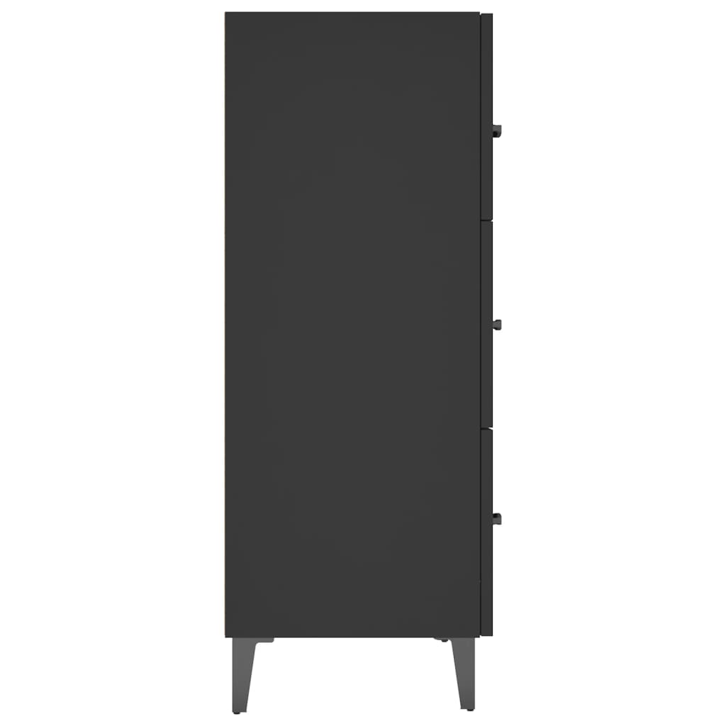 Skjenk Svart 69,5x34x90 cm