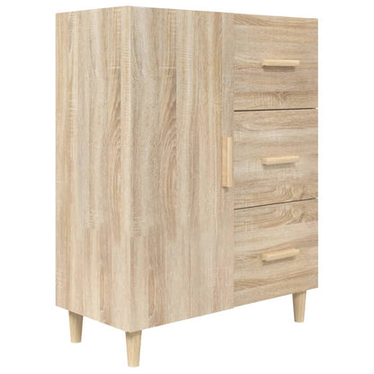 Skjenk sonoma eik 69,5x34x90 cm konstruert tre