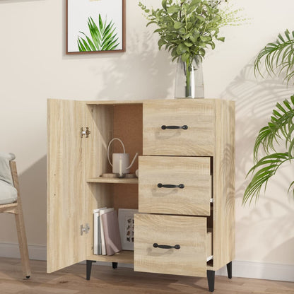 Skjenk sonoma eik 69,5x34x90 cm konstruert tre