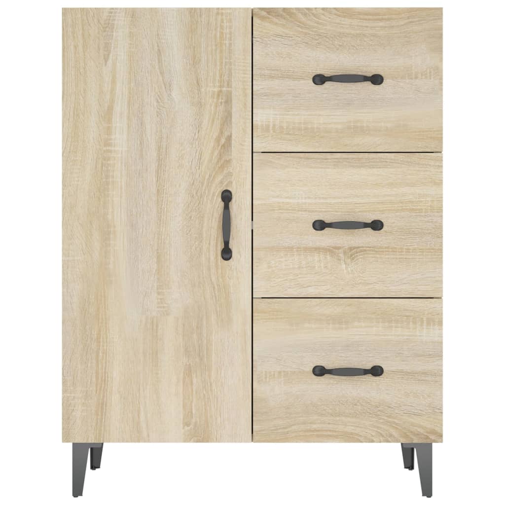 Skjenk sonoma eik 69,5x34x90 cm konstruert tre