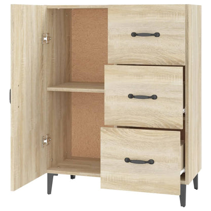 Skjenk sonoma eik 69,5x34x90 cm konstruert tre