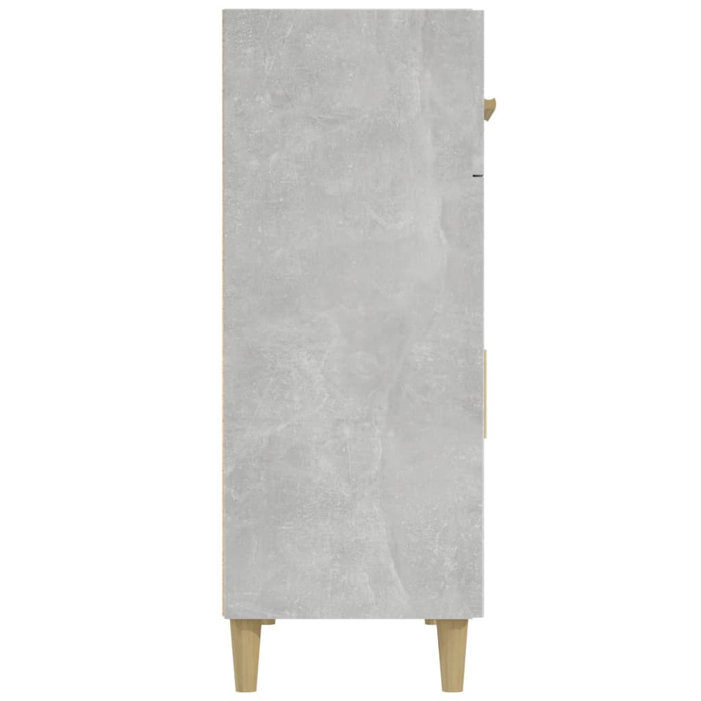 Kommode Betonggrå 69,5x34x89 cm