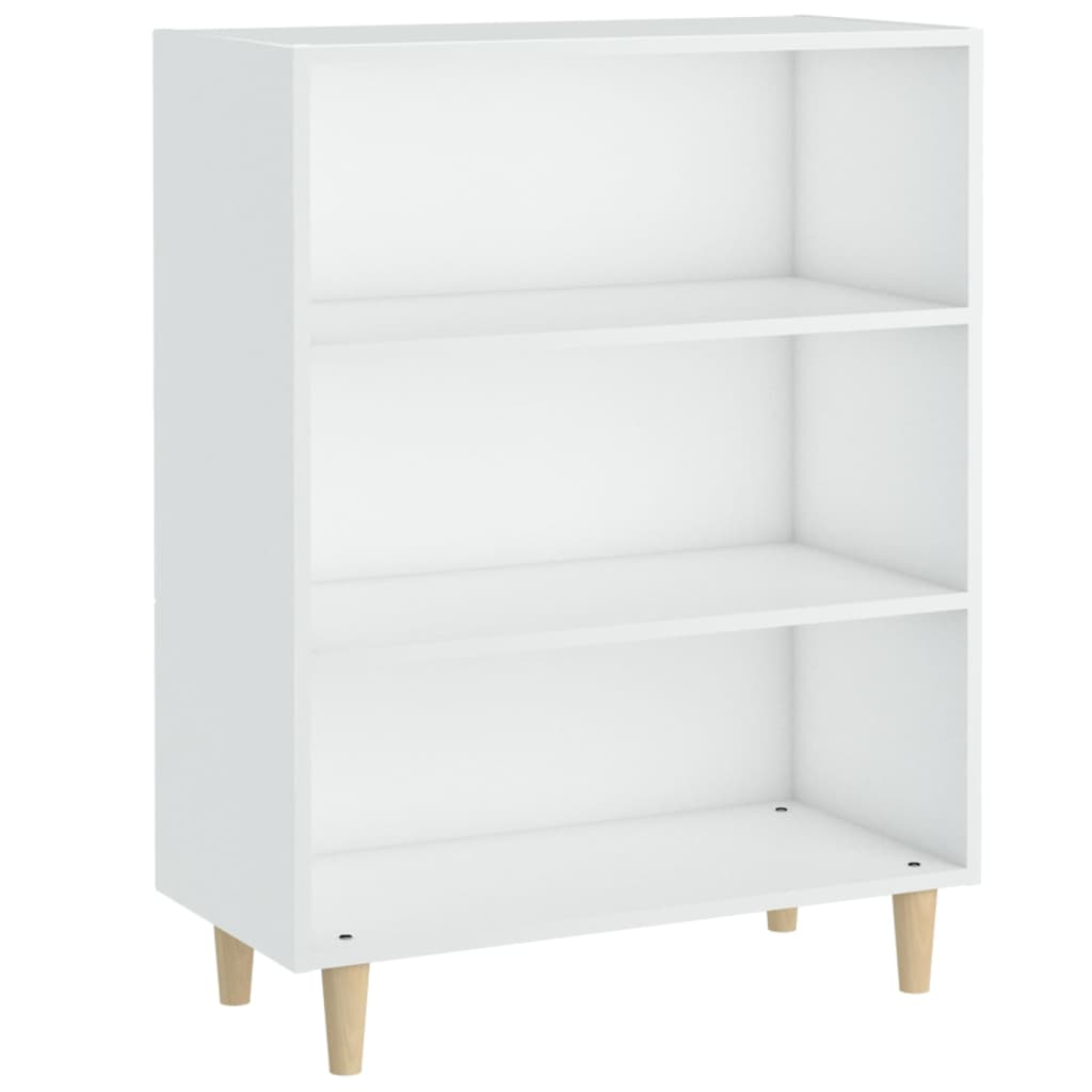 Skjenk hvit 69,5x32,5x90 cm konstruert tre