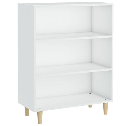 Skjenk hvit 69,5x32,5x90 cm konstruert tre