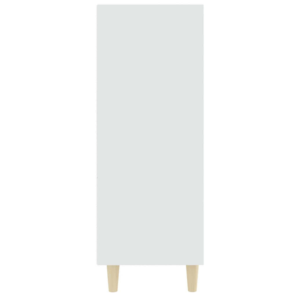 Skjenk hvit 69,5x32,5x90 cm konstruert tre