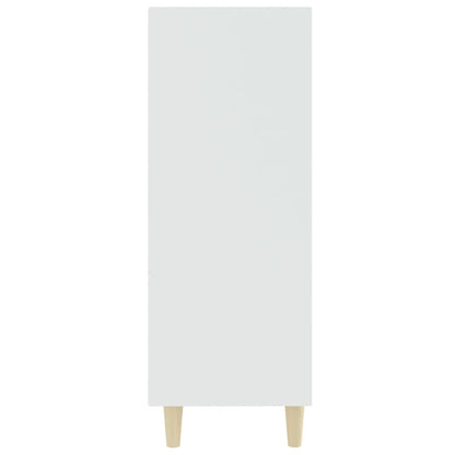 Skjenk hvit 69,5x32,5x90 cm konstruert tre