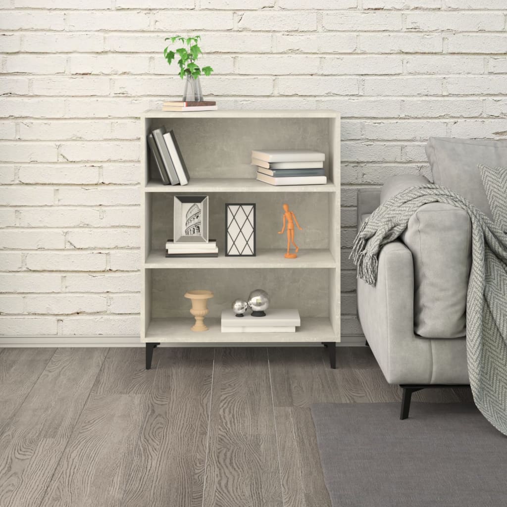 Skjenk betonggrå 69,5x32,5x90 cm konstruert tre