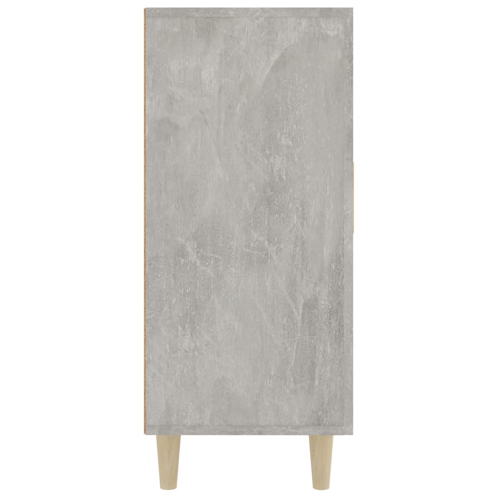 Kommode Betonggrå 90x34x80 cm