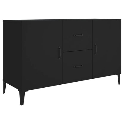 Skjenk Svart 100x36x60 cm