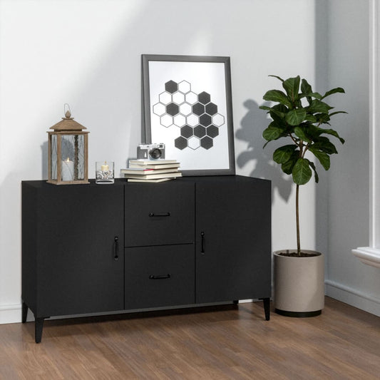 Skjenk Svart 100x36x60 cm