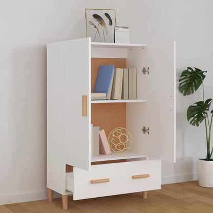 Skap Hvit 70x31x115 cm