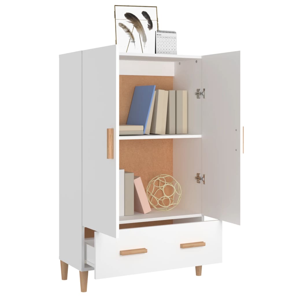 Skap Hvit 70x31x115 cm