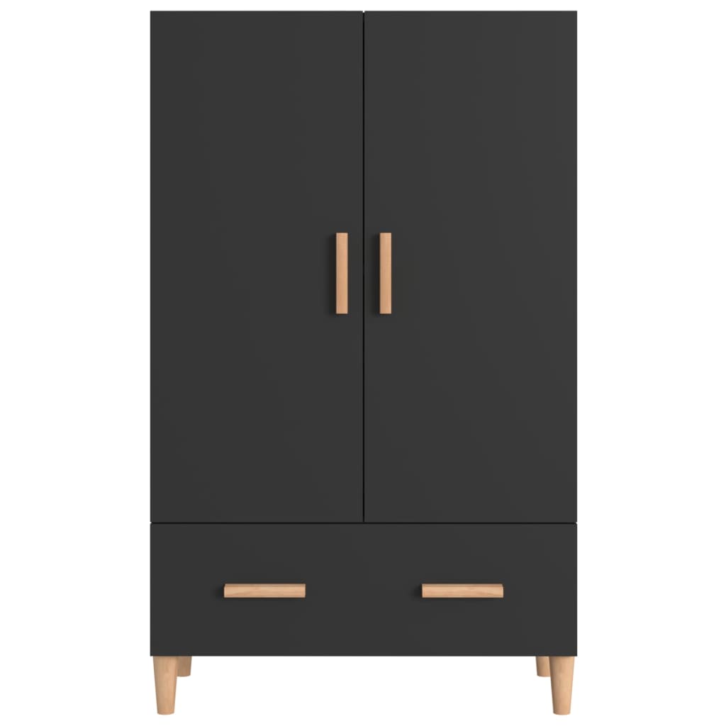 Skap Svart 70x31x115 cm