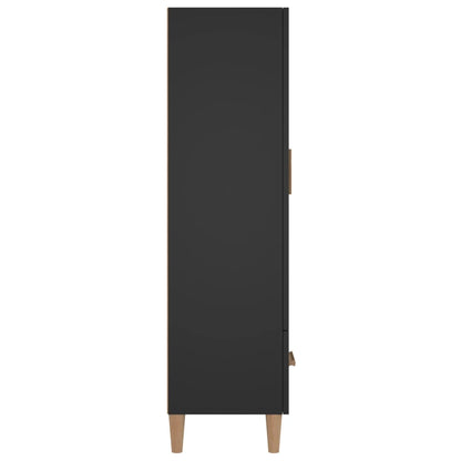 Skap Svart 70x31x115 cm