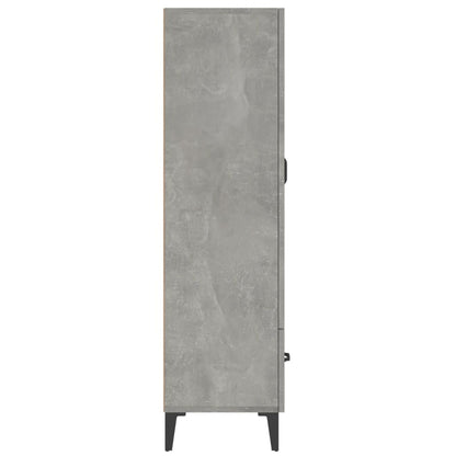 Skap Betonggrå 70x31x115 cm