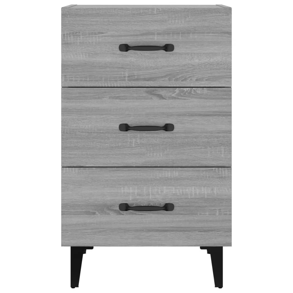 Nattbord Sengbord Sonoma Grå 40x40x66 cm