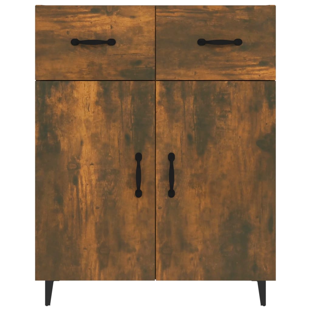 Skjenk røkt eik 69,5x34x90 cm konstruert tre