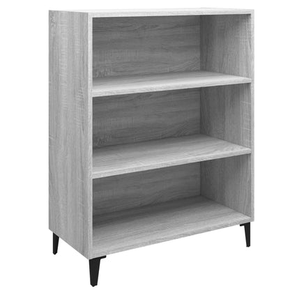 Skjenk grå sonoma 69,5x32,5x90 cm konstruert tre