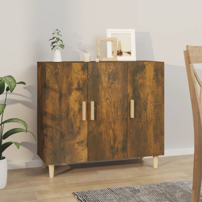 Kommode Røkt Eik 90x34x80 cm