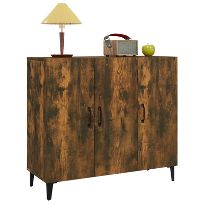 Kommode Røkt Eik 90x34x80 cm