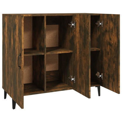 Kommode Røkt Eik 90x34x80 cm
