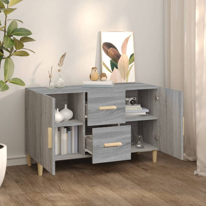 Skjenk Sonoma Grå 100x36x60 cm