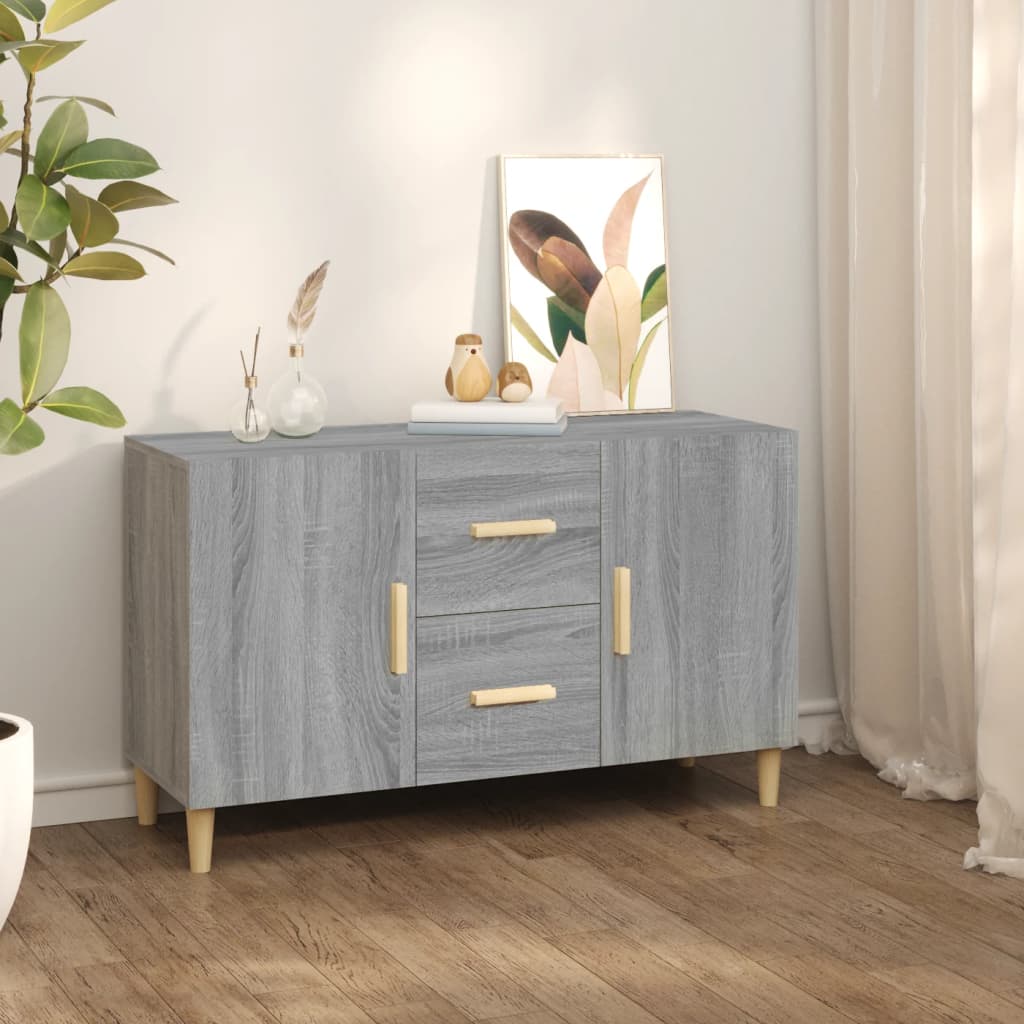 Skjenk Sonoma Grå 100x36x60 cm