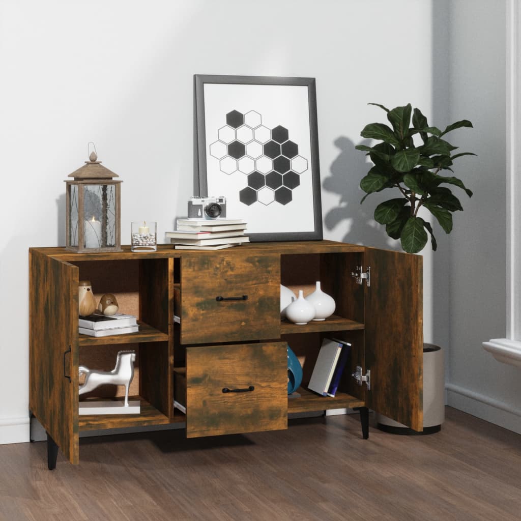 Kommode Røkt Eik 100x36x60 cm