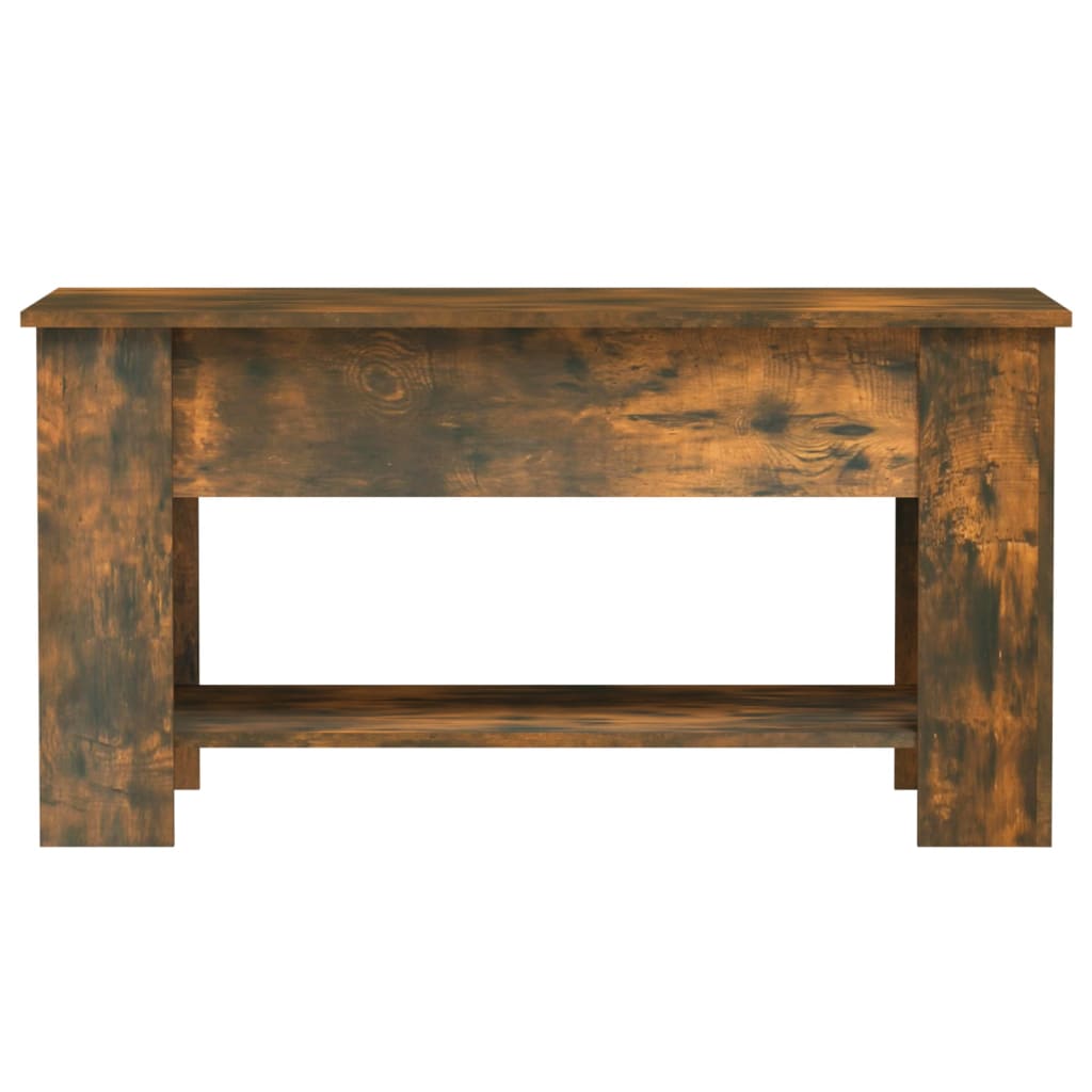 Salongbord Sofabord Røkt Eik 101x49x52 cm