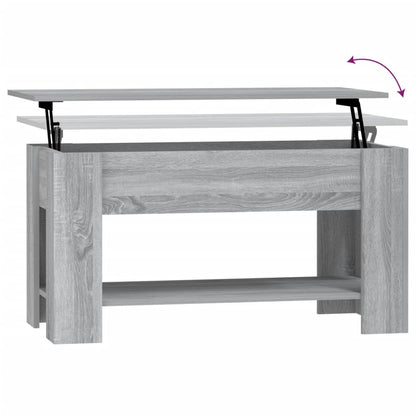 Salongbord Sofabord Sonoma Grå 101x49x52 cm