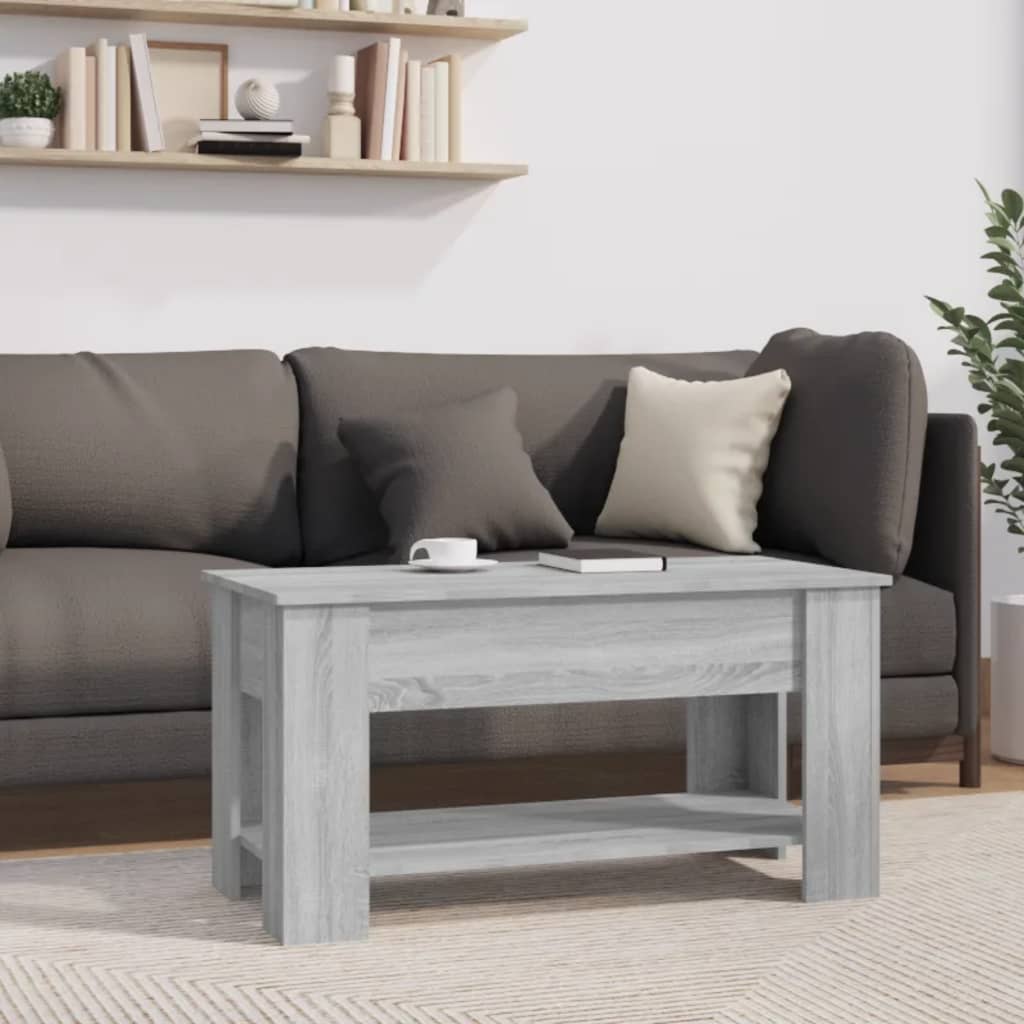 Salongbord Sofabord Sonoma Grå 101x49x52 cm