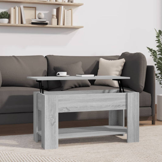 Salongbord Sofabord Sonoma Grå 101x49x52 cm