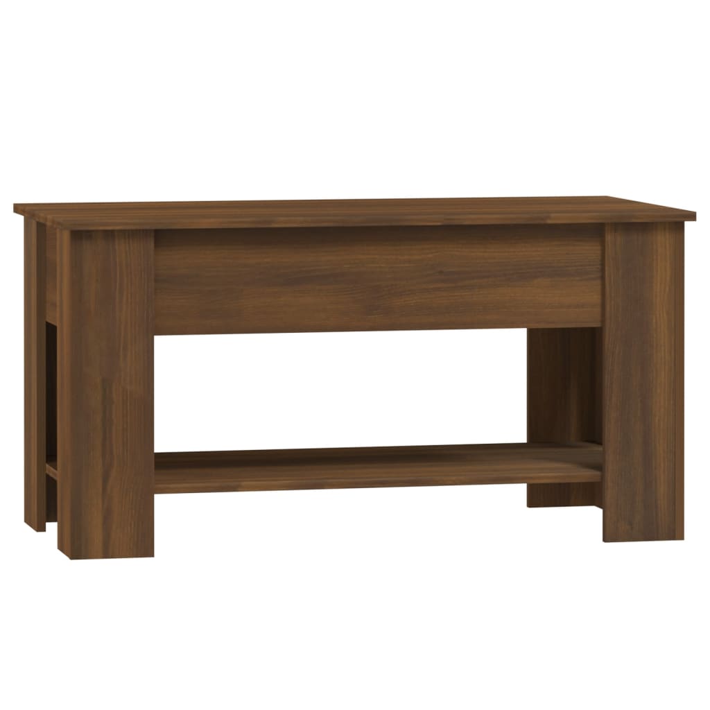 Salongbord Sofabord Brun Eik 101x49x52 cm