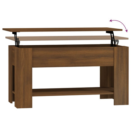 Salongbord Sofabord Brun Eik 101x49x52 cm