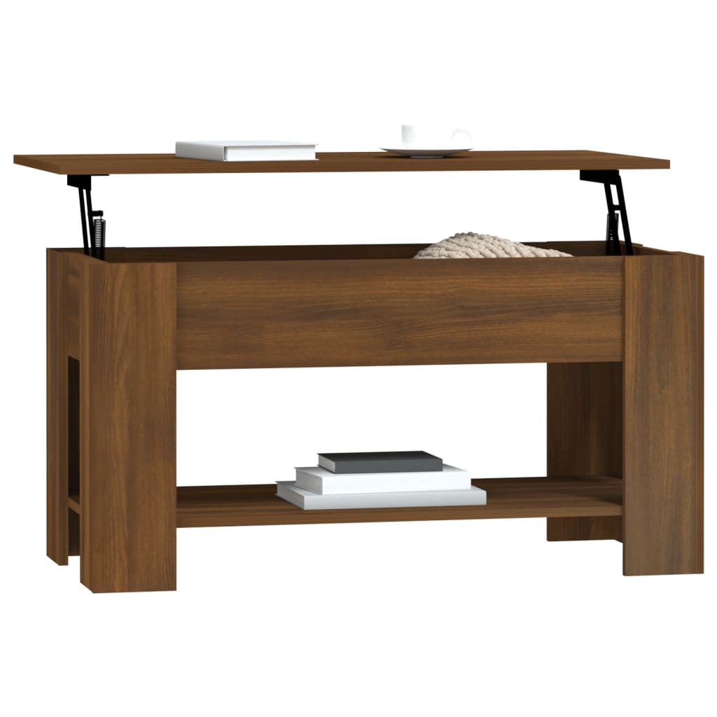 Salongbord Sofabord Brun Eik 101x49x52 cm