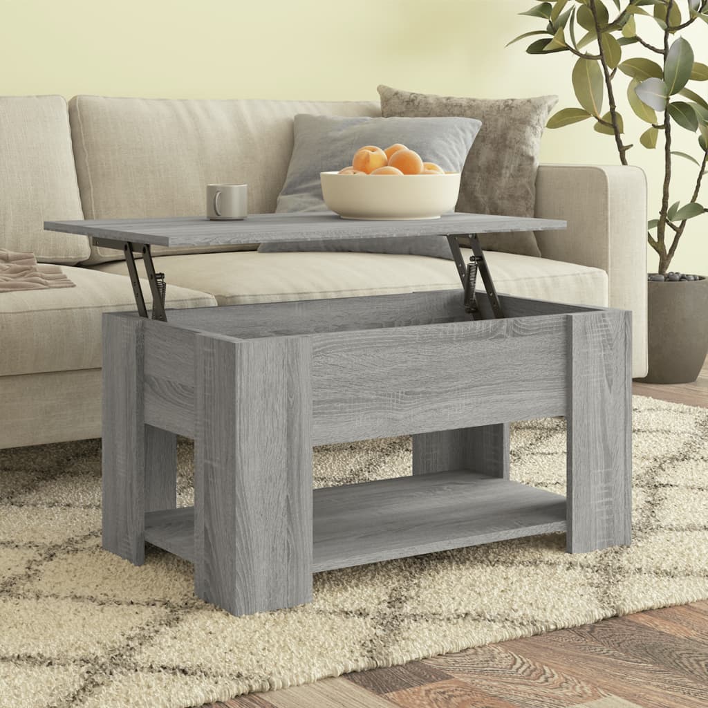 Salongbord Sofabord Sonoma Grå 79x49x41 cm